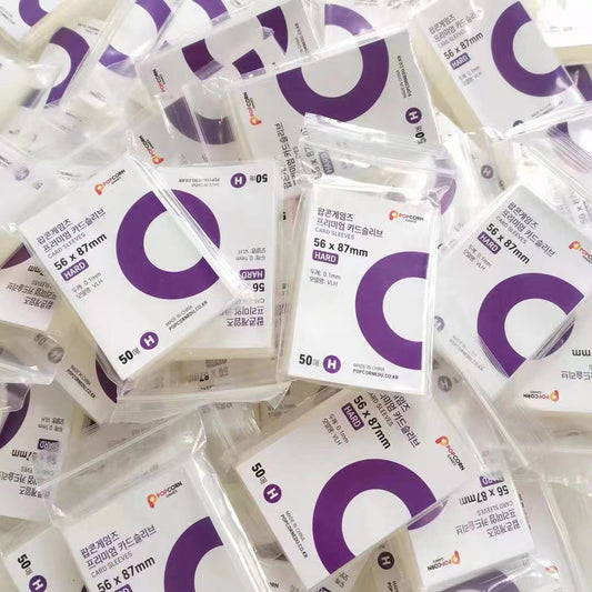 Clear PVC Soft Sleeves - Pack of 50 - Kpop Photocard Size - Protection Sleeve