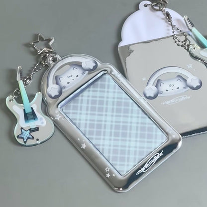 Photocard Holder Keyring - PVC, Single Sided for Kpop Photocard Display - Rockstar